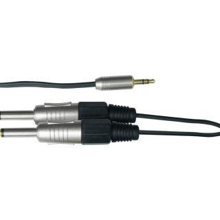 Cable 2 jack 1/4 pulgada - Minijack stereo